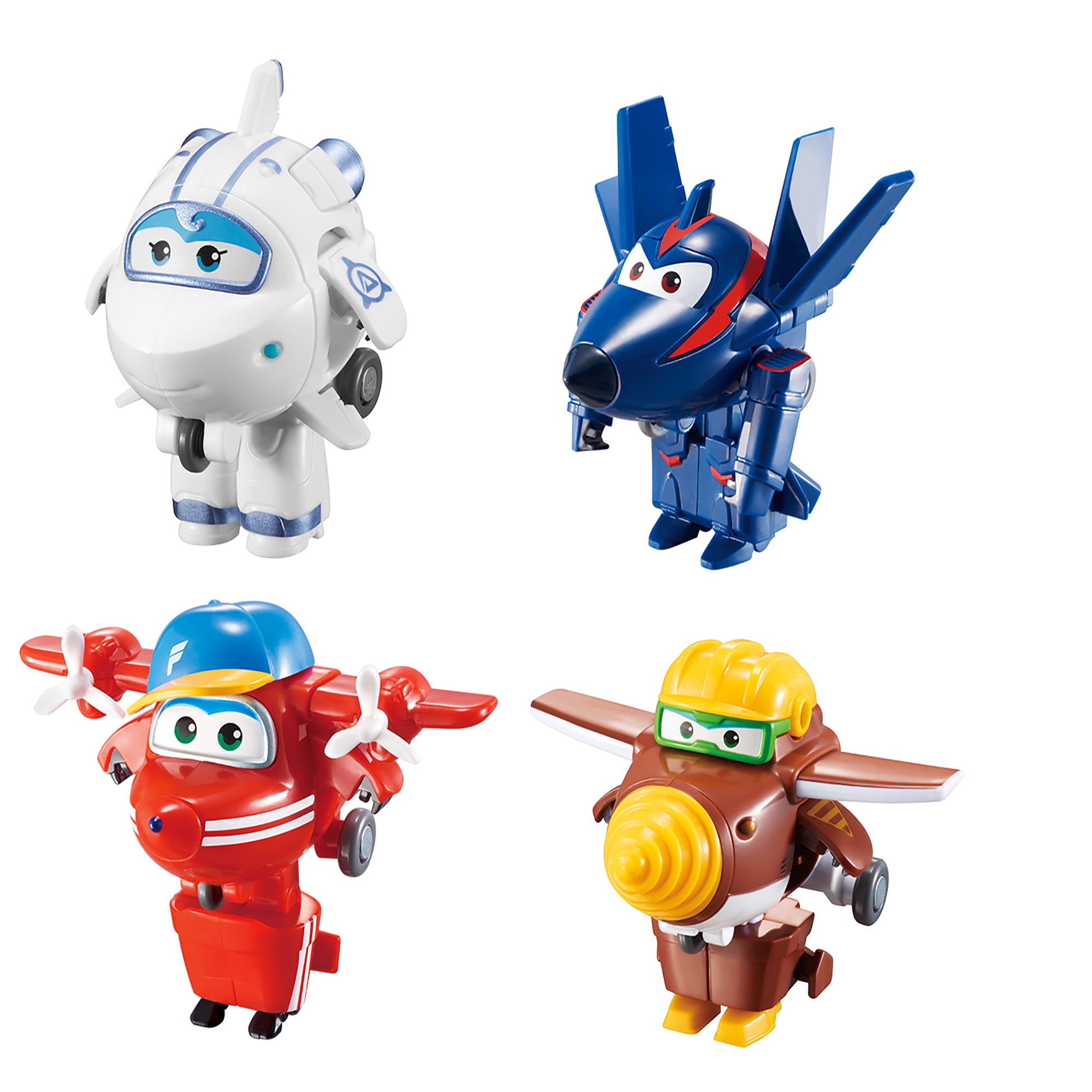 Super Wings Transforming Characters Collector 4-pack by Auldey