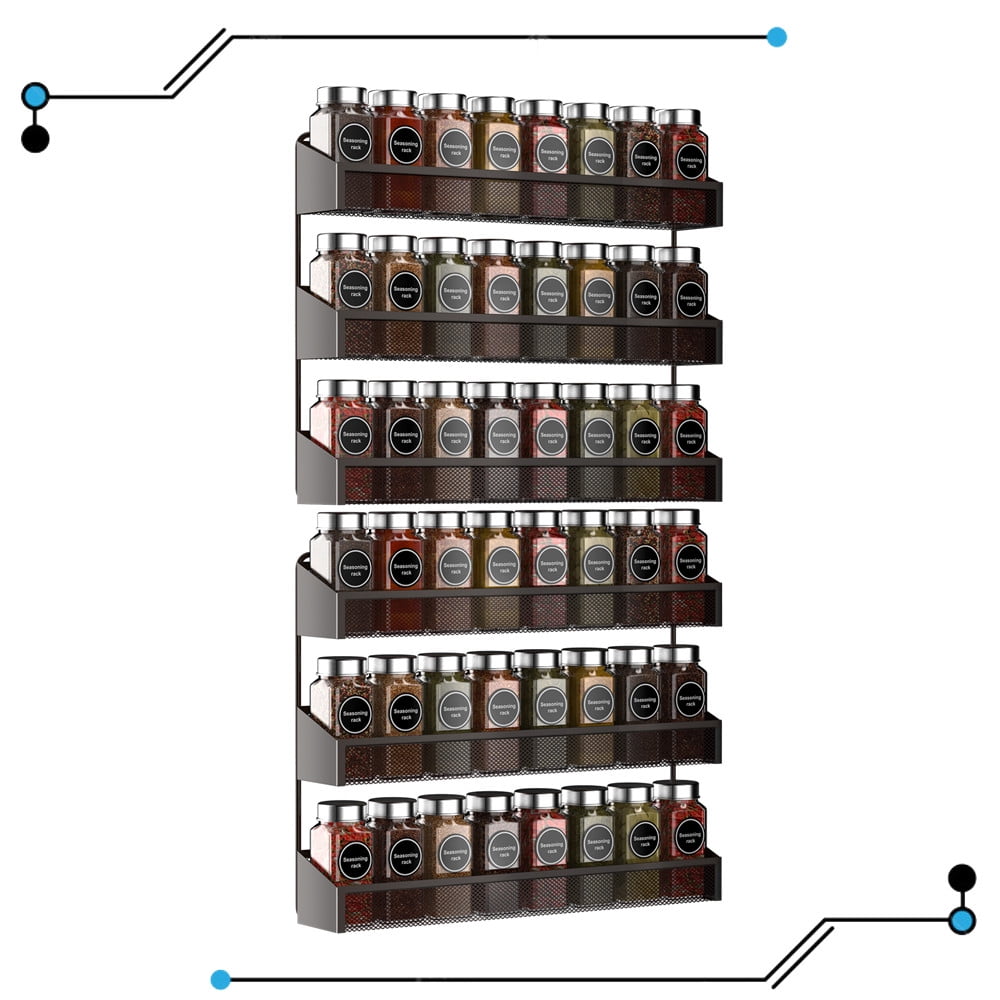Honey Can Do Zero Gravity Wall Mount Magnetic Spice Rack Walmart