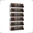 thumbnail image 1 of Auledio 2 Pack 3 Tier Metal Spice Rack Wall Mount Seasoning Jars Rack for Cupboard, Pantry Door, Bronze, 1 of 7