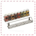 thumbnail image 1 of Auledio 2 Pack Metal Spice Storage Rack Wall Mounted Seasoning Jars Shelf for Kitcehn Wall (Bronze), 1 of 7