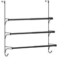 thumbnail image 1 of Auledio 3 Tier Over the Door Towel Rack with Hooks Durable Metal Towel Drying Racks for Bathroom (Black), 1 of 7