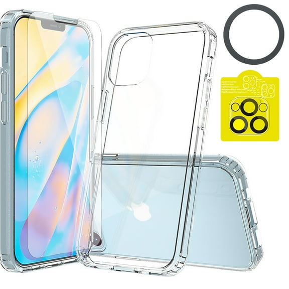 Auledio Clear Case for iPhone12, No Yellowing, Shockproof, Slim.