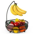 thumbnail image 1 of Auledio Houseware Fruit Holder with Banana Tree-Bronze, 1 of 7
