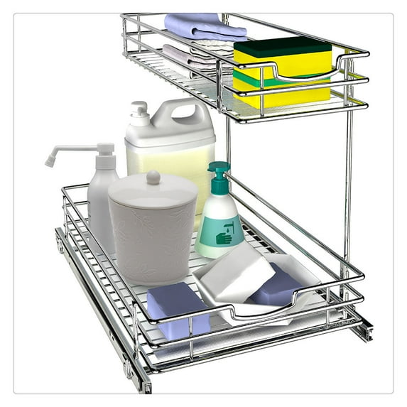 Auledio Kitchen Organizers and Storage in home-Chrome
