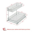 thumbnail image 1 of Auledio Sink Drop-Down Sliding Shelf Storage Rack, Suitable For Kitchen, Bathroom Storage, 1 of 8