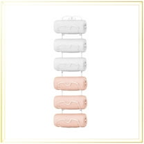 Auledio Towel Rack, Towel Rack Wall Mounted Wine Rack Holder Storage with 6 Compartments for Kitchen Bathroom Hoom Decor- White Halloween Home Decorations Gift