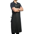 thumbnail image 1 of Aulett Home Waterproof Rubber Vinyl Apron Black - Heavy Duty Model - Stay Dry - Industrial Chemical Resistant Plastic, 1 of 7