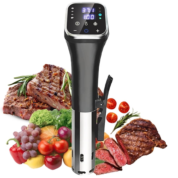 Aulonda Sous Vide Cooker vide Cooking Machine,1100 Watts Stainless Steel Immersion Circulator,Precision Cooker,with Temperature and Time Digital Display Control