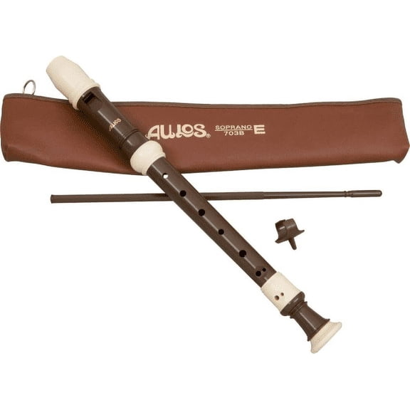 Aulos 3-piece Soprano Recorder, Haka