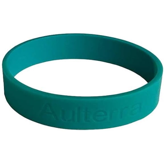 Aulterra Vitality EMF Protection Wristband with Proprietary Rare Earth Minerals Medium Teal
