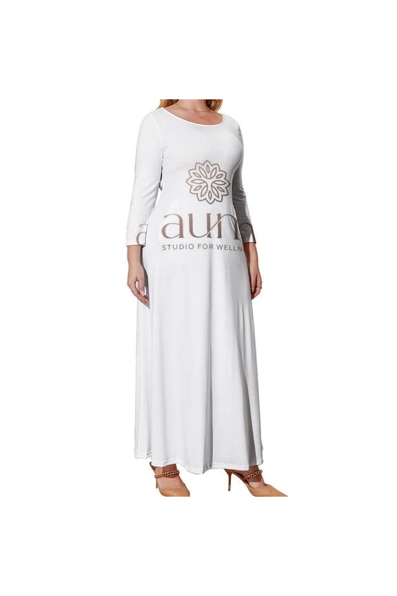 Aum Studio - Gradient 2 Long Sleeved Dress Women's summer dress dresses korean style Women's summer suit