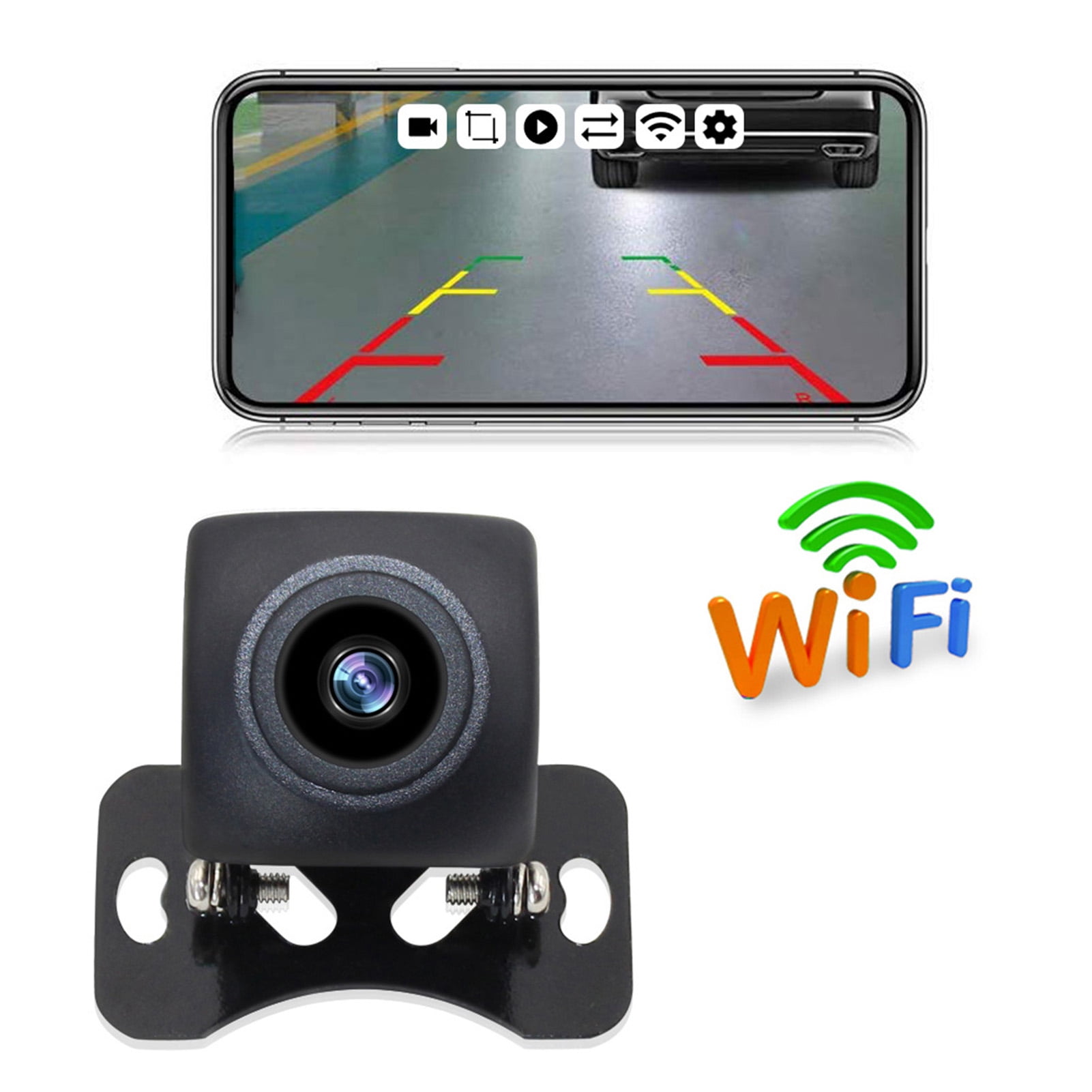 Carsanbo Car Wifi5 HD Night Vision Rear View Camera Wireless Waterproof Wifi  Reversing Camera 12V Support Android,Ios and Radio - AliExpress