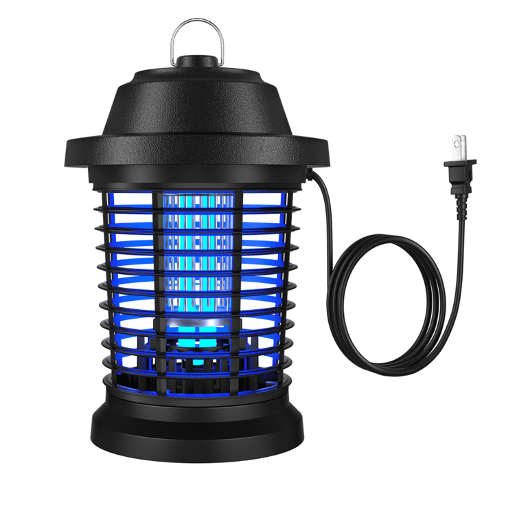 Aumpkin Bug Zapper, Electric Fly Zapper for Indoor and Outdoor for Home, Kitchen Bedroom, Patio and Camping (Black)