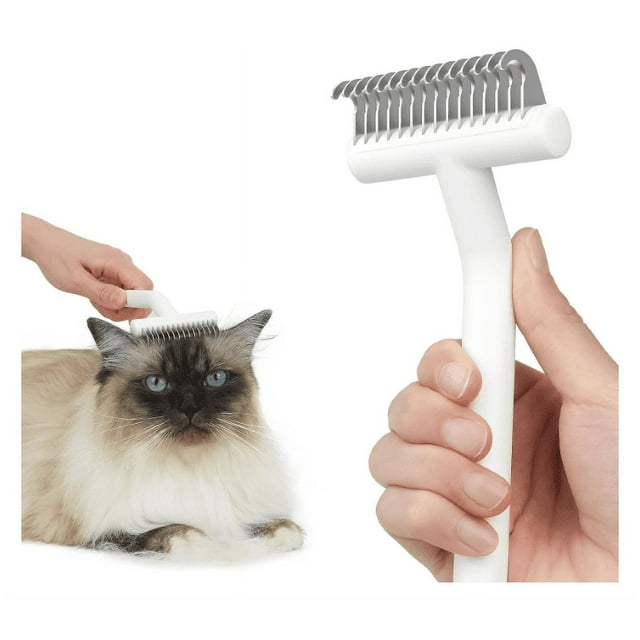 Aumuca Cat Brush for Long Haired Cats, Deshedding Tool and Dematting ...