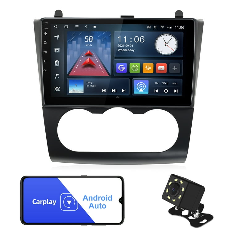  9 inch Screen 2 Din Car Stereo Android 11 for Nissan March 3  K12 2002-2010 Car Navigation in-Dash Car Audio Receiver Support CarPlay  Android Auto/FM AM Radio/Voice Control/Handsfree (Size : K400S) 