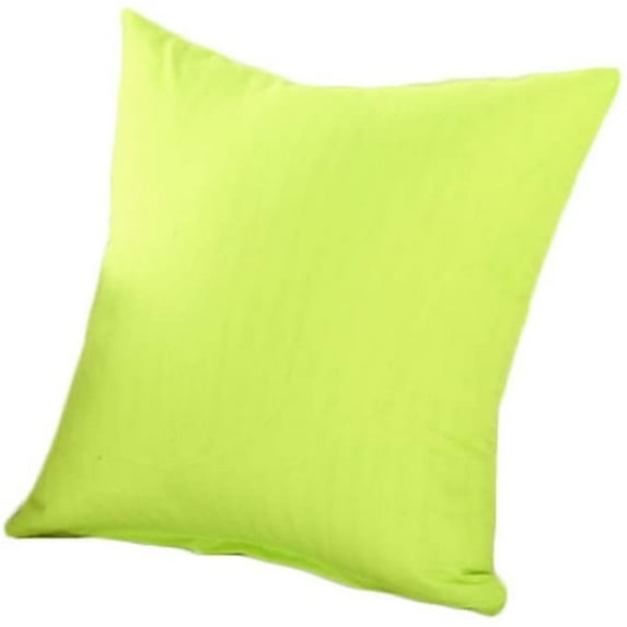 Aunavey 1PC 15'' Throw Pillow Case Cover Decorative Solid Color Simple Square Cushion Case