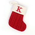 thumbnail image 1 of Aunavey Christmas Stocking with 26 Letter Initial Embroidered Mini Socks for Xmas Tree Hanging Decorations, 1 of 7