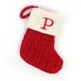 thumbnail image 1 of Aunavey Christmas Stocking with 26 Letter Initial Embroidered Mini Socks for Xmas Tree Hanging Decorations, 1 of 6
