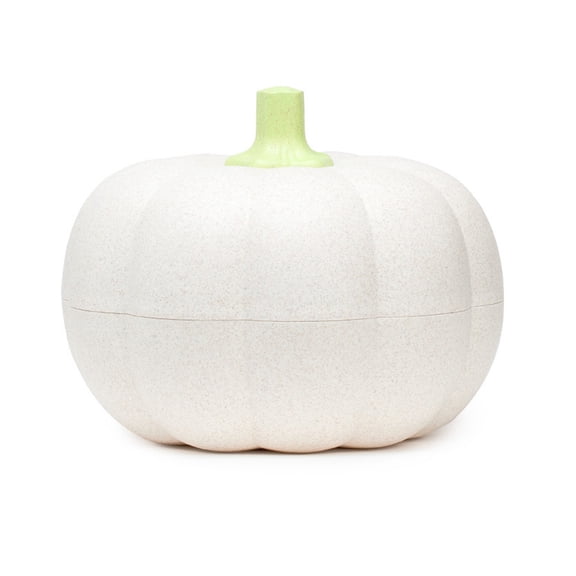 Aunavey Dual Layer Pumpkin Snack Container for Halloween Treats and Sweets