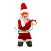 Aunavey Electric Santa Claus Toy with Red Jingle-Hooping