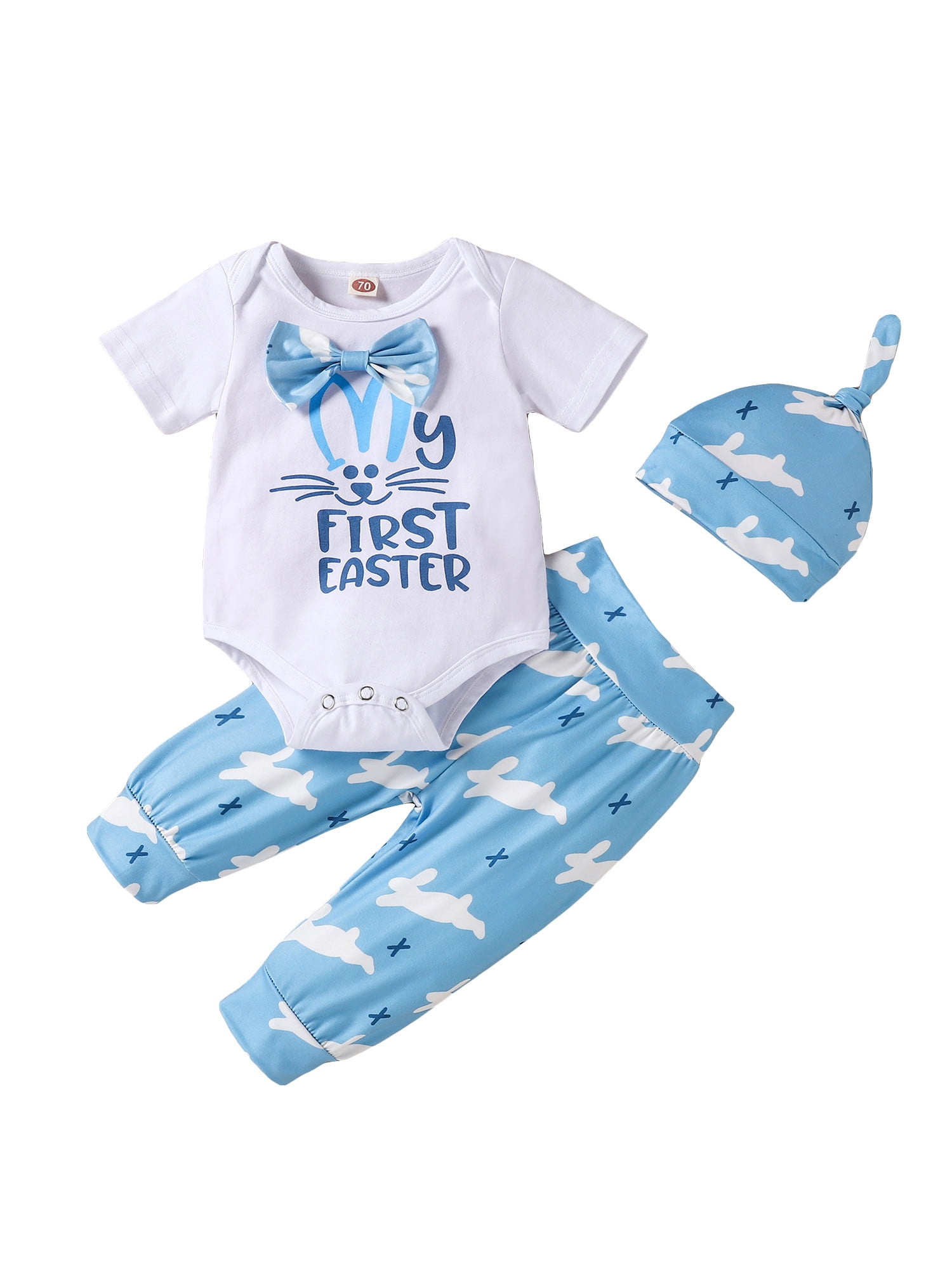 Baby boy my first easter outfit top