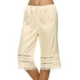 thumbnail image 1 of Aunavey Pettipant Half Slip for Women Bloomers 12-18 Inseam Wide Leg Lace Pajama Pants, 1 of 7