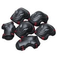 thumbnail image 1 of Aunavey Protective Gear Set for Youth/Adult Knee Pads Elbow Pads Wrist Guards for Skateboarding Roller Skating Cycling Bike BMX Bicycle Scootering 6pc-Set, 1 of 6