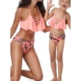 thumbnail image 1 of Aunavey Summer Cute Women Baby Girls Bikini Set Family Matching Swimwear Mommy and Me Swimsuit, 1 of 6
