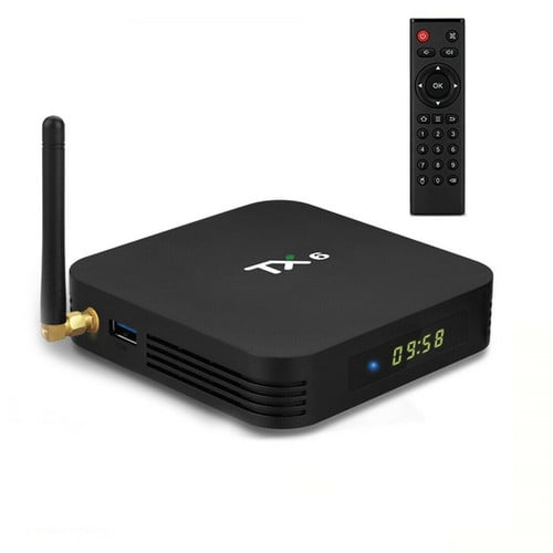 Aunavey TX6 Android 9.0 Allwinner H6 Smart 4K Set Top Box 4GB RAM 32GB ROM 2.4G / 5G WiFi 100Mbps USB3.0 BT4.1 H.265 DLNA HD