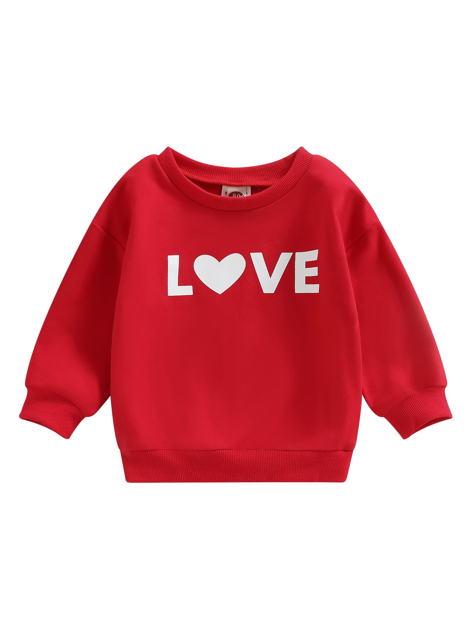 Aunavey Toddler Baby Boys Valentine\'s Spring Day Pullover Heart Your Top Clothes Sweatshirt MR. Girls Steal