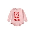 thumbnail image 1 of Aunavey Toddler Baby Boys Girls Valentine's Day Sweatshirt MR. Steal Your Heart Pullover Spring Clothes Top, 1 of 8
