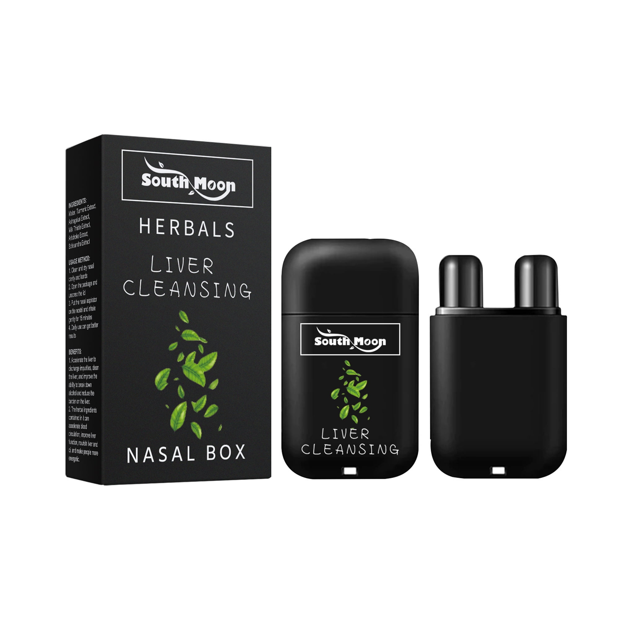 Aunavey Vegan Nasal Herbal Box with 5 Flavors for Liver Cleansing