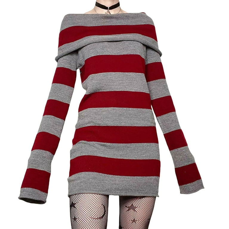 Jumper dress off hot sale shoulder