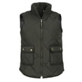 thumbnail image 1 of Aunavey Women's Stand Collar Lightweight Gilet Padded Quilted Zip Vest, 1 of 6