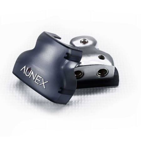 Aunex AP-DB2X Performance Series 4/8 Gauge High-Quality Audio Distribution Block with 2 Input, 2 Output, and a Built-in Fuse Holder