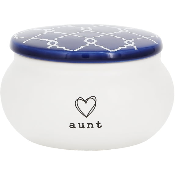 Pavilion Gift Company - Aunt - 3.5" Ceramic Keepsake Box