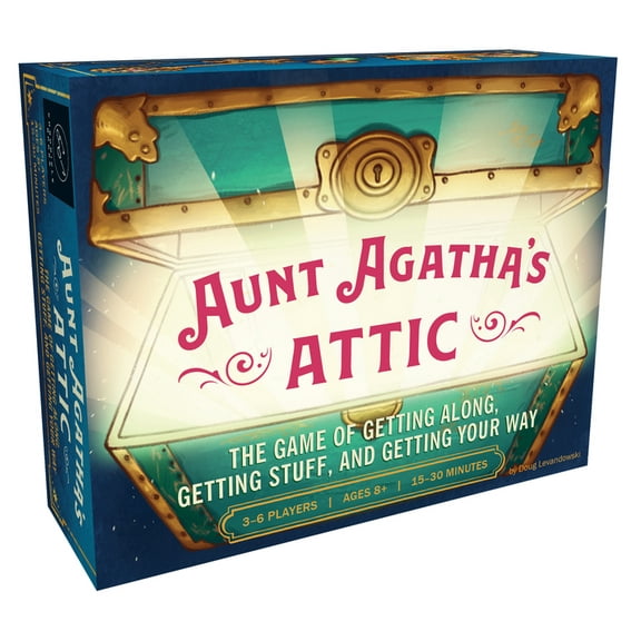 Aunt Agatha's Attic : The Game of Getting Along, Getting Stuff, and Getting Your Way (Fun and Fast Family Card Game, Quick and Easy Negotiation and Set Collection Game) (Game)