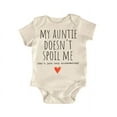 thumbnail image 1 of Aunt Auntie Announcement Newborn Baby Bodysuit, 1 of 6