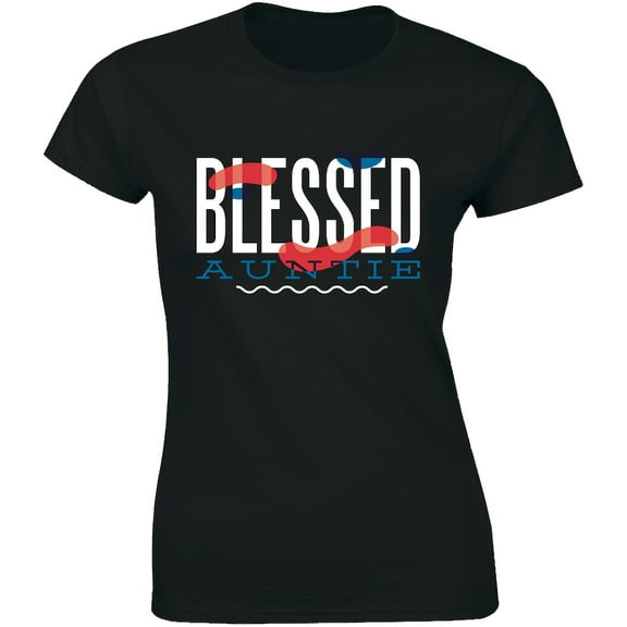 Aunt , Auntie Blessed, Pregnancy Announcement Women's Gift T-Shirt