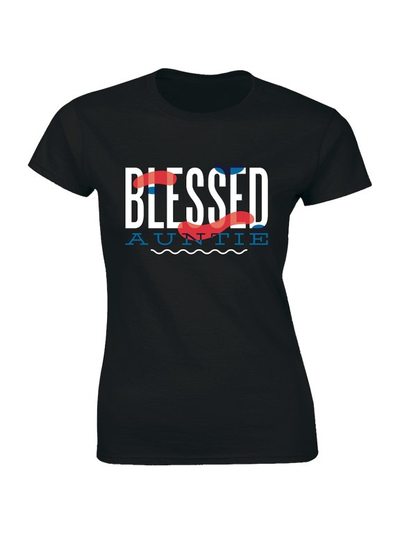 Aunt , Auntie Blessed, Pregnancy Announcement Women's Gift T-Shirt