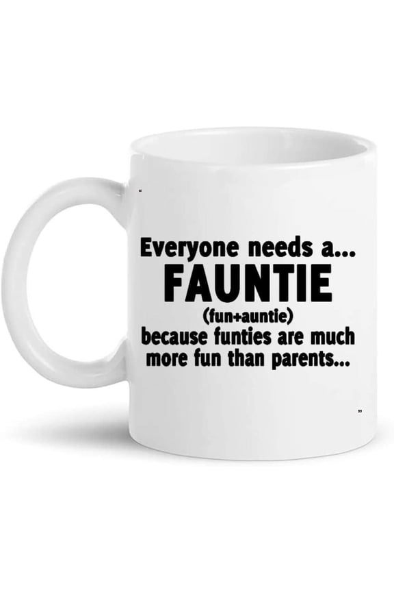 Aunt Auntie Mug 11Oz Cup - Aunt Fauntie Kid Auntie for Women Girl Mother Day Shirt Uncle Gift 11Oz Coffee Cup T-Shirt