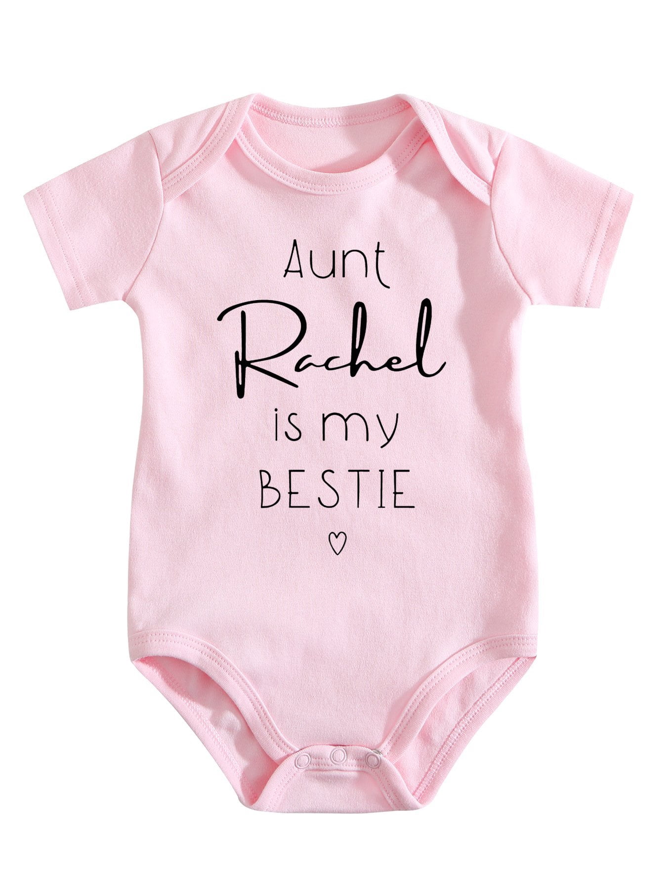 Kate & Meri Personalized Baby Name Onesie - Custom Bodysuit, 100% Cotton, USA Printed