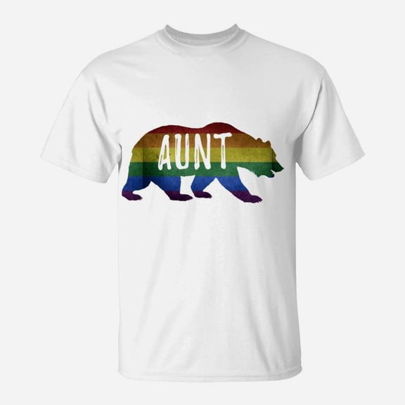 Aunt Bear Lgbt Aunt Mothers Gift Tee TShirt