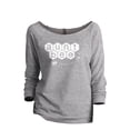 thumbnail image 1 of Aunt Bee Women's Fashion Slouchy 3/4 Sleeves Raglan Lightweight Sweatshirt Sport Grey Large, 1 of 3