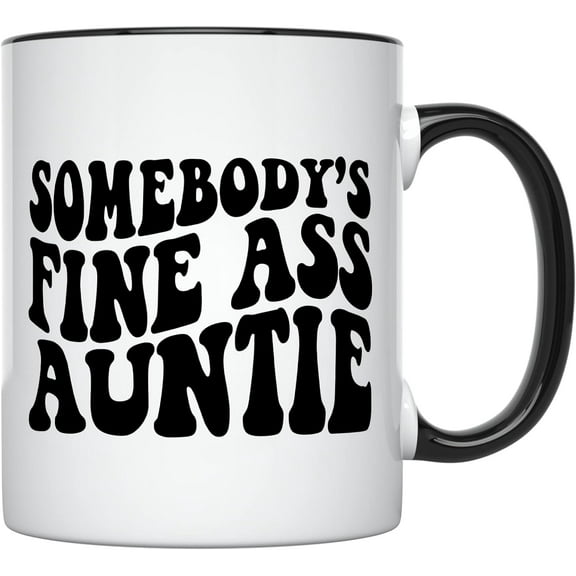 Aunt Coffee Cup – Portable Coffee Mug 11oz Funny BAE Best Aunt Ever Coffee Mugs Aunt Gifts for Women Tea Mug Gifts for Aunt Mug Best Aunt Gifts from Niece Ever