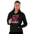 thumbnail image 1 of Aunt Cute Funny Cool Crazy Auntie Women Plus Size Hoodie Brisco Brands 2X, 1 of 6