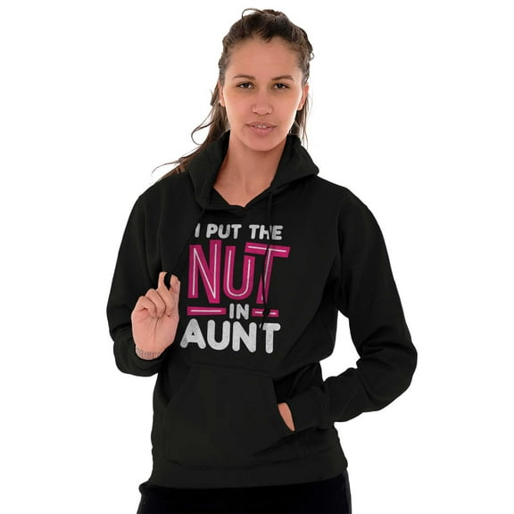 Aunt Cute Funny Cool Crazy Auntie Women Plus Size Hoodie Brisco Brands 2X