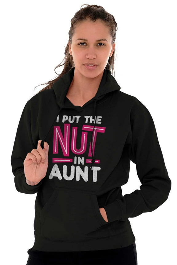 Aunt Cute Funny Cool Crazy Auntie Women Plus Size Hoodie Brisco Brands 2X