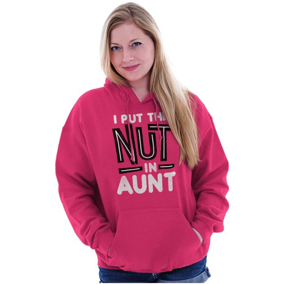 Aunt Cute Funny Cool Crazy Auntie Women Plus Size Hoodie Brisco Brands 3X