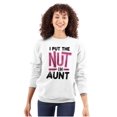 thumbnail image 1 of Aunt Cute Funny Cool Crazy Auntie Women Plus Size Sweatshirt Brisco Brands 2X, 1 of 6